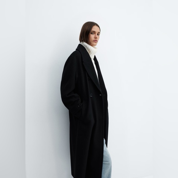 NWOT Mango Wool Coat - Picture 5 of 9